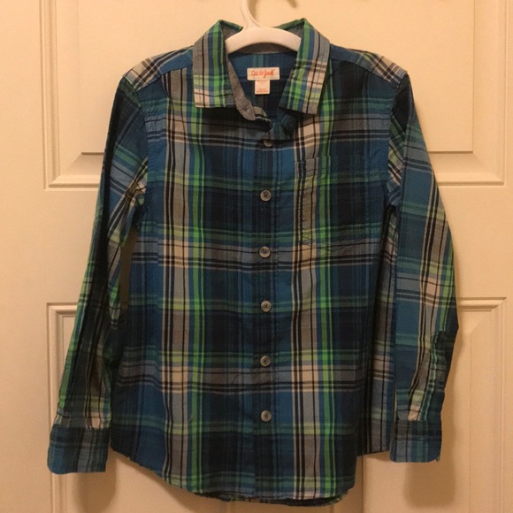Cat & Jack Other - NWT Cat and Jack blue/green button down Cat & Jack Other - NWT Cat and Jack blue/green button down